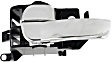 Front Or Rear, Driver Side Chrome Interior Door Handle