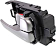 Front Or Rear, Passenger Side Silver Interior Door Handle