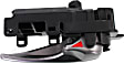 Front Or Rear, Passenger Side Silver Interior Door Handle