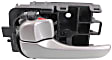 Front Or Rear, Driver Side Silver Interior Door Handle