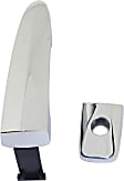 Front, Driver Side Exterior Door Handle, Chrome, With Key Hole, Without Keyless System