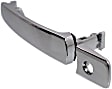 2015 Nissan Rogue Select S - Front, Driver Side Chrome Exterior Door Handle, With Key Hole, For Models Without Keyless Entry