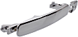2015 Nissan Rogue Select S - Front, Driver Side Chrome Exterior Door Handle, With Key Hole, For Models Without Keyless Entry