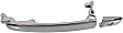 2015 Nissan Rogue Select S - Front, Driver Side Chrome Exterior Door Handle, With Key Hole, For Models Without Keyless Entry