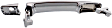 2015 Nissan Rogue Select S - Front, Driver Side Chrome Exterior Door Handle, With Key Hole, For Models Without Keyless Entry