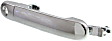 Front, Passenger Side Chrome Exterior Door Handle, With Key Hole
