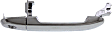 Front, Passenger Side Chrome Exterior Door Handle, With Key Hole