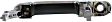 Front, Passenger Side Chrome Exterior Door Handle, With Key Hole