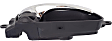 Front or Rear, Passenger Side Interior Door Handle, Chrome, With Door Lock Button