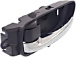 Front or Rear, Driver Side Interior Door Handle, Chrome, With Door Lock Button