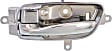 Front Or Rear, Driver Side Chrome Interior Door Handle