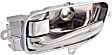 Front Or Rear, Driver Side Chrome Interior Door Handle