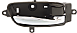 2015-2021 Nissan Murano - Front Or Rear, Passenger Side Chrome lever Interior Door Handle, With Door Lock Button