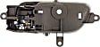 2015-2021 Nissan Murano - Front Or Rear, Passenger Side Chrome lever Interior Door Handle, With Door Lock Button
