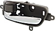 Front Or Rear, Driver Side Chrome lever Interior Door Handle