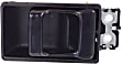 Front, Driver or Passenger Side Black Interior Door Handle