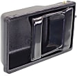Front, Driver or Passenger Side Black Interior Door Handle