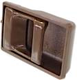 Front, Driver or Passenger Side Brown Interior Door Handle