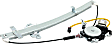 Front, Driver Side Window Regulator, Power, 2-Pin Plug