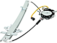 Front, Driver Side Window Regulator, Power, 2-Pin Plug