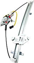 Front, Driver Side Window Regulator, Power, 2-Pin Plug