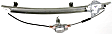 Front, Driver Side Power Window Regulator, Without Motor