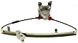 Front, Driver Side Power Window Regulator, Without Motor