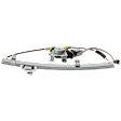 Front, Passenger Side Power Window Regulator, With Motor