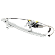 Front, Passenger Side Power Window Regulator, With Motor