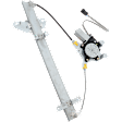 Front, Driver Side Power Window Regulator, With Motor