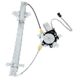 Front, Driver Side Power Window Regulator, With Motor