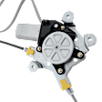 Front, Driver Side Power Window Regulator, With Motor