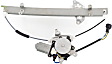 Front, Passenger Side Power Window Regulator, With Motor, 6-Pin Plug