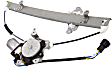 Front, Passenger Side Power Window Regulator, With Motor, 6-Pin Plug