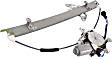Front, Passenger Side Power Window Regulator, With Motor, 6-Pin Plug
