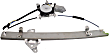 Front, Passenger Side Power Window Regulator, With Motor, 6-Pin Plug