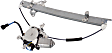 Front, Driver Side Power Window Regulator, With Motor, With 6-Prong Connector