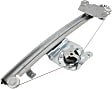Front, Passenger Side Window Regulator, Power, Without Motor