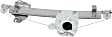 Front, Passenger Side Window Regulator, Power, Without Motor