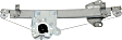 Front, Driver Side Window Regulator, Power, Without Motor