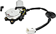 Front, Driver Side Window Motor, With 6-Pin Connector, New