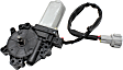 Front, Driver Side Window Motor, with Anti-clip Function, 6 Cyl., 3.5L Engine