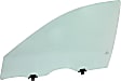Front, Driver Side Door Glass, Green Tint, 4-Door, Sedan, Replaces NAGS No. FD21489 GTYN