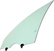Front, Driver Side Door Glass, Green Tint, 4-Door, Sedan, Replaces NAGS No. FD21489 GTYN