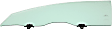 Front, Driver Side Door Glass, Green Tint, 4-Door, Sedan, Replaces NAGS No. FD21489 GTYN