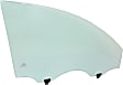 Front, Passenger Side Door Glass, Green Tint, 4-Door, Sedan, Replaces NAGS No. FD23387 GTYN