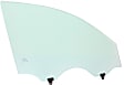 Front, Driver Side Door Glass, Green Tint, 4-Door, Sedan, Replaces NAGS No. FD23388 GTYN