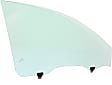 Front, Passenger Side Door Glass, Clear, 4-Door, Sedan, Replaces NAGS No. FD21928 GTYN