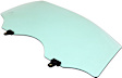 Front, Passenger Side Door Glass, Green Tint, 4-Door, Sedan, Replaces NAGS No. FD23931 GTYN