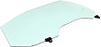 Front, Driver Side Door Glass, Green Tint, Replaces NAGS No. FD21946 GTYN